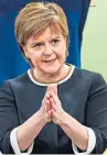  ?? Picture: Getty Images. ?? First Minister Nicola Sturgeon.