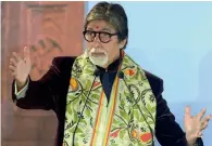  ?? AFP file ?? amitabh Bachchan is among 500 indians whose offshore links have been revealed by the ‘Panama Papers’ . —