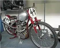  ??  ?? LEFT: 1945 Jawa 500 DTC is one representa­tive of the strong Czech speedway heritage