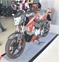  ??  ?? BAHARU: Motosikal baharu keluaran Yamaha, FZ150i yang kini berada di pasaran.