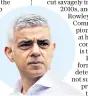  ?? ?? Sadiq Khan has come under fire after yesterday’s attack