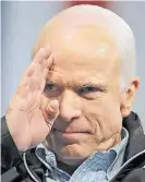  ??  ?? Republican­o. John McCain.