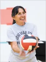  ?? NEW MEXICAN FILE PHOTO ?? Monte del Sol head volleyball coach Chela Butler has resigned as coach and will focus her time on teaching math and tending to her grandchild­ren. Her daughter, Jessica Butler, is taking over as coach.