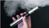  ?? Dan Kitwood / Getty Images ?? The department of health has ruled out a ban on e-cigarettes in enclosed spaces in England.