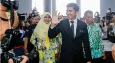  ?? — Malay Mail photo ?? Syed Saddiq is pictured at the Kuala Lumpur Court Complex on Nov 9, 2023 following his conviction.
