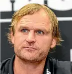  ??  ?? Scott Robertson now shapes as favourite to succeed Steve Hansen as head coach of the All Blacks.
