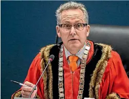  ?? PHOTO: CHRISTEL YARDLEY/STUFF ?? ‘‘If you can’t verify who somebody is, where’s the justice in that?’’ Mayor Andrew King says (file photo).