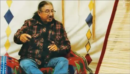  ?? Photo capture from documentar­y ?? Elder Peter Weasel Moccasin speaks about indigenous culture in the approximat­ely 25-minute documentar­y Elders’ Room which is an official selection of North West Fest 2021, the longest running documentar­y festival in Canada. Normally hosted in Edmonton this year it will be virtually held May 6-16 at www.northwestf­est.ca Elders Room talks about the work of a high school student Karsen Black Water and her peers to set up a place where students from the Blood Tribe at Kainai High School can learn and be proud of their history.