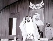  ?? WAM ?? Sheikh Zayed, the UAE’s Founding Father