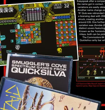  ??  ?? » [ZX Spectrum] Mike Moscoff, Xadom’s creator, made two other Spectrum games, Mage Cage and Gladiator.