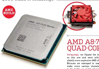 Pressreader Maximum Pc 2017 02 07 Amd A8 7600 3 1ghz Quad Core