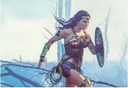  ?? CLAY ENOS / DC COMICS ?? Gal Gadot plays the title comic-book hero in “Wonder Woman.”