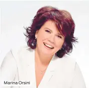  ??  ?? Marina Orsini