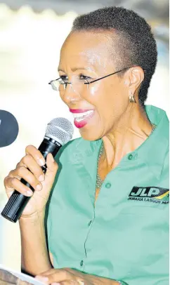  ?? FILE ?? Fayval Williams, JLP candidate for St Andrew Eastern.