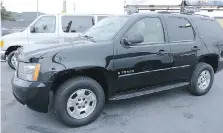  ?? NICK BRANCACCIO ?? The Chevrolet Tahoe was near the top of the list of stolen vehicles reported in 2015-16, says the Insurance Bureau of Canada.