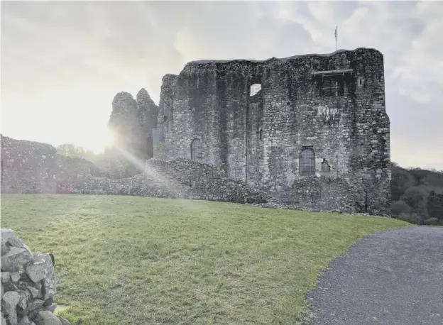  ??  ?? 0 Built by Alexander Stewart, 4th High Steward of Scotland, 13th century Dundonald Castle was considered to be one of the grandest residences of the day.