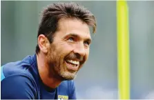  ?? PARMA CALCIO ?? Gigi Buffon, 43 anni, al lavoro nel ritiro del Parma