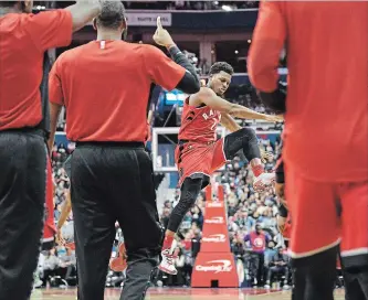  ?? ASSOCIATED PRESS FILE PHOTO ?? Toronto Raptors guard Kyle Lowry has been noticeably more willing to shoot from well beyond the three-point arc and it’s paying off, as evidenced by a .422 three-point percentage in this NBA season’s first seven games.