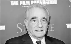  ??  ?? Scorsese attends the New York Screening of ‘Silence’ recently in New York City. — AFP file photo