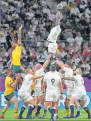  ?? AFP ?? ■ England defeated Australia 40-16 at Rugby World Cup.