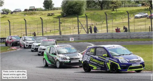  ?? ?? Fiesta Junior is attracting decent entries again after being on the brink in 2019