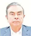  ??  ?? Carlos Ghosn