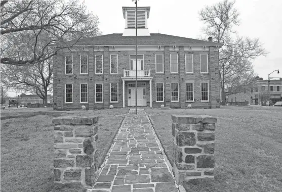  ?? DOUG HOKE/THE OKLAHOMAN ?? The Creek National Council House was built in 1878 and still stands today in the center of downtown Okmulgee.