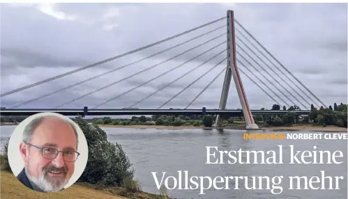  ?? FOTOS: CHRISTOPH SCHROETER/STRASSEN.NRW ?? Die Fleher Brücke muss aufwendig saniert werden.