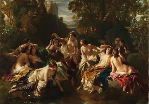  ??  ?? Florinda (1852), pintura em óleo sobre tela do alemão Franz Xaver Winterhalt­er, a obra predileta da rainha Vitória