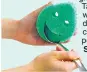  ??  ?? ORDINARY kitchen sponges can be breeding grounds for bacteria but the Eggstermin­ator (£14.99) boasts FlexTech chemical-free material that doesn’t hold bacteria and give off smells. Tackles jobs without strong detergents and can be used to peel...