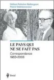 ??  ?? LE PAYS QUI NE SE FAIT PAS Hélène Pelletier-Baillargeo­n et Pierre Vadeboncoe­ur Éditions du Boréal