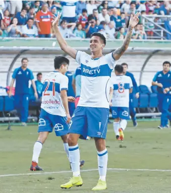  ?? AGENCIAUNO ?? El gol de Vilches a Temuco quedará en la historia de la UC