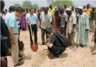  ??  ?? Agricultur­e fieldwork in Burkina Faso