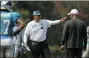 ?? CHUCK BURTON — THE ASSOCIATED PRESS ?? Carolina Panthers head coach Ron Rivera directs his team during practice at the NFL football team’s training camp in Spartanbur­g, S.C., Sunday.