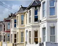  ??  ?? Then: City terraces with double bay windows