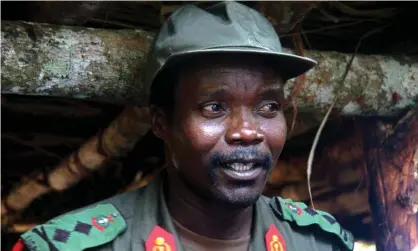  ?? ?? Joseph Kony, leader of the Lord's Resistance Army, in 2006. Photograph: AP