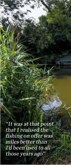  ??  ?? RIGHT: Ian had to use the landing net for plenty of quality roach and dace