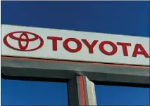  ?? KEVORK DJANSEZIAN — GETTY IMAGES ?? Toyota is poised to become the third auto manufactur­er to hit the tax credit limit, joining General Motors Co. and Tesla.