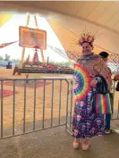  ?? ?? In protests across the country, LGBTQ + Mexicans rejected the government’s initial claims that Baena died over a ‘personal matter’. Photograph: Jesús Ociel Baena Saucedo/Twitter
