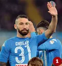  ??  ?? 1 Lorenzo Tonelli, il difensore titolare contro la Lazio dopo 13 mesi dall’ultima partita
1