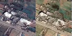  ??  ?? GAMBAR satelit menunjukka­n kemusnahan di Ghouta. - Agensi