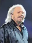  ?? FOTO: JOE GIDDENS/DPA ?? Barry Gibb hat noch nicht genug von der Bühne.