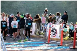  ?? The Sentinel-Record/Krishnan Collins ?? Runners prepare to start the 5K in the Spa Running Festival on Nov. 12, 2022.