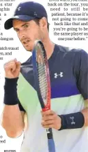  ?? REUTERS ?? Andy Murray.