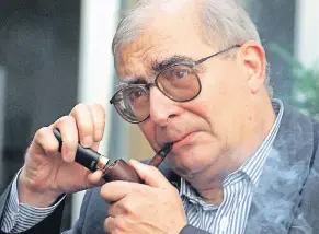  ?? FOTO: DPA ?? Claude Chabrol im Jahr 1992. Damals stellte der 2010 gestorbene Franzose seinen Film „Betty“vor.