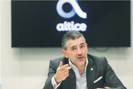  ?? Vítor Mota ?? A Altice Portugal, liderada por Alexandre Fonseca, vai deixar de ter participaç­ão na SIRESP.