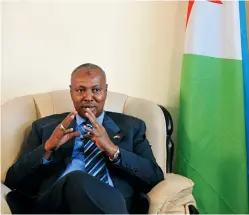  ??  ?? Abdallah Abdillahi Miguil, ambassadeu­r de Djibouti en Chine