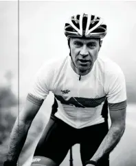  ??  ?? ABOVE Retired pro cyclist Jens Voigt turned his signature mantra “Shut Up Legs” into a business