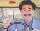  ?? AMAZON ?? Sacha Baron Cohen is up to his old antics as he reprises his Borat role.