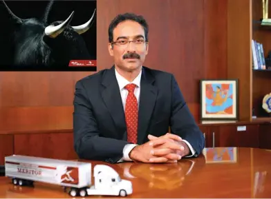  ??  ?? ⇧ Thimmaiah NP, MD &amp; CEO, Meritor India.